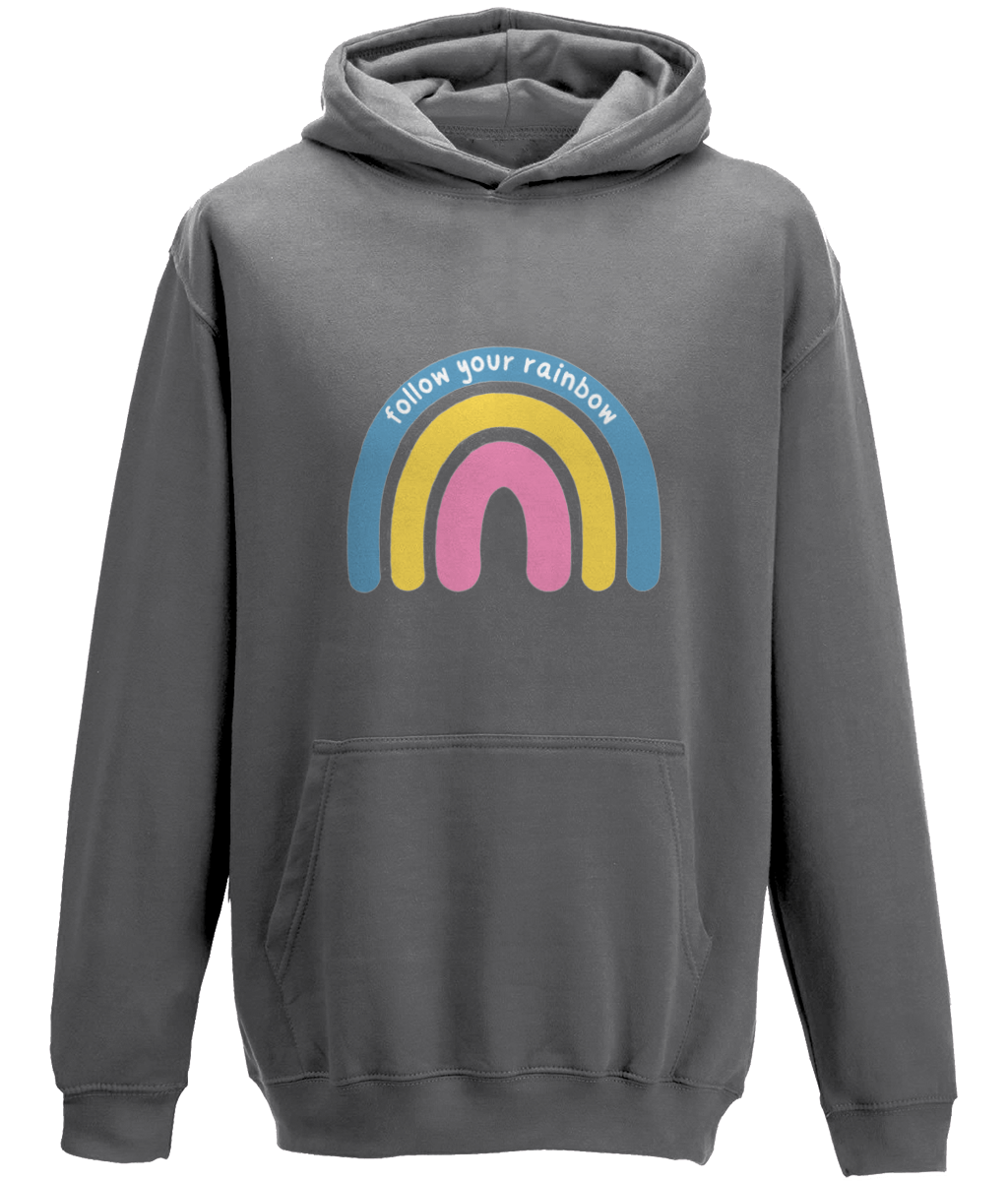 AWDis Kids Hoodie Follow Your Rainbow - Image 4