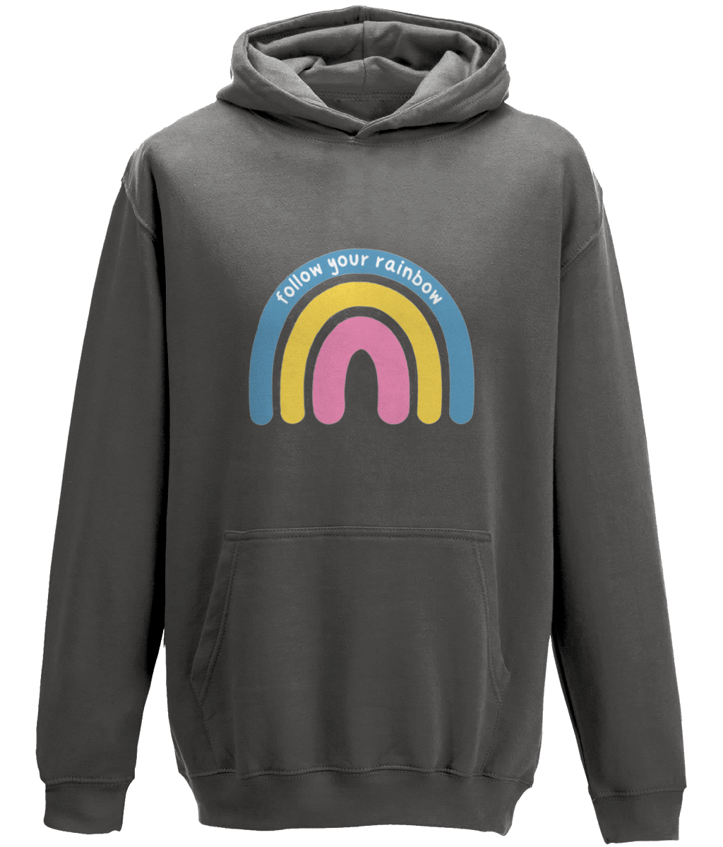 AWDis Kids Hoodie Follow Your Rainbow - Image 5