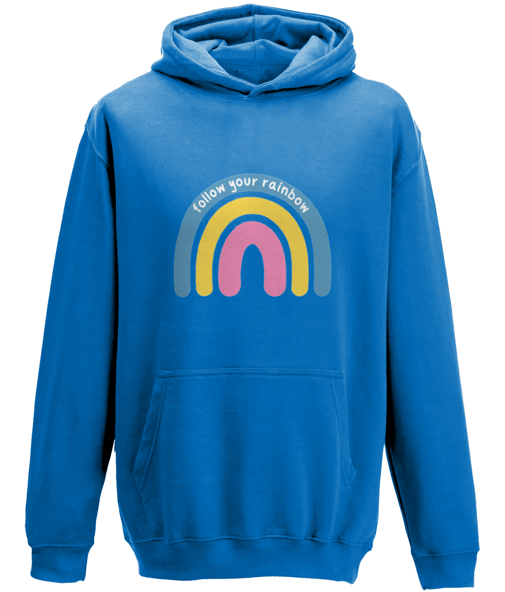 AWDis Kids Hoodie Follow Your Rainbow - Image 9