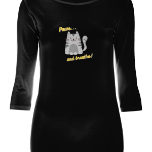 EP07 Women's 3/4 Sleeve Stretch T-Shirt Paws and Breathe