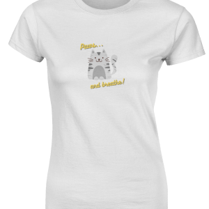 Gildan SoftStyle® Ladies Fitted Ringspun T-Shirt Paws and Breathe